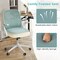 Adjustable Height Computer Desk Chair with S-Shaped Backrest and Lumbar Support for Study or Gaming